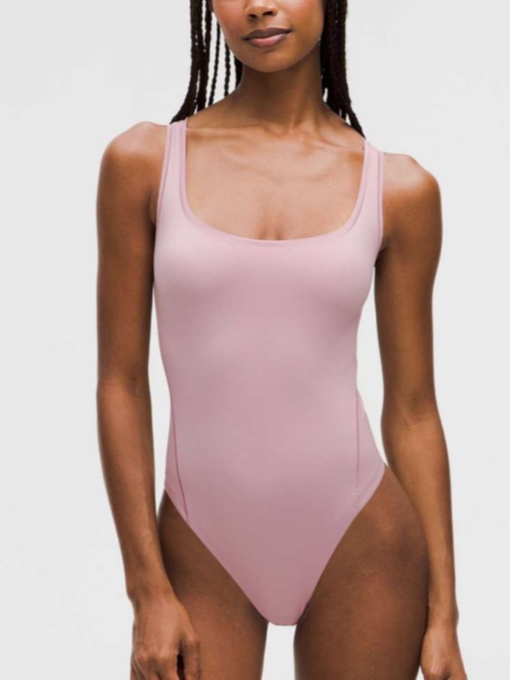 LULULEMON WUNDERMOST ULTRA-SOFT NULU SQAURE-NECK SLEEVELESS BODYSUIT